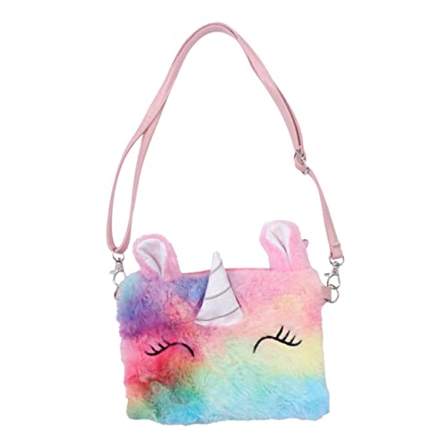 ANDRESLAD 1 Stück Einhorn Plüsch Umhängetasche Kinder Einhorn Tasche Einhorn Umhängetasche Mädchen Einhorn Tasche Umhängetasche Plüsch Einhorn Tasche Umhängetasche Umhängetasche von ANDRESLAD