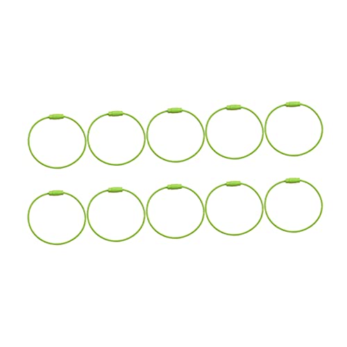 ANDRESLAD Schlüsselanhänger-Teile 10 Stück Metall-Schlüsselring starker Halt Schlüsselhandwerk für Schlüsselanhänger von ANDRESLAD