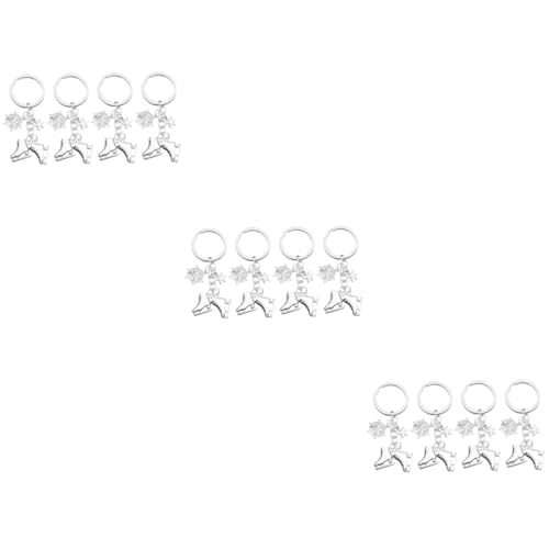 ANDRESLAD 12 STK Schlittschuh Schlüsselanhänger Schlittschuhanhänger Roller Schlüsselanhänger Skates Schlüsselanhänger Taschenanhänger Schlittschuhe Anstecknadeln für Rucksäcke Skaterschuhe von ANDRESLAD