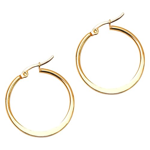 ANDRESLAD 1Paar Große Metallohrringe für Damen Extravaganter Ohrenschmuck Sommer Partys Hochzeiten Stilvolle Dangle Ohrringe Geometrischem Design von ANDRESLAD