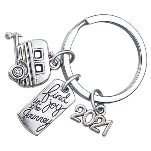 ANDRESLAD 1pc Rv Trailer Schlüsselkette 2021 Finden Sie Journey Keyring Retirement von ANDRESLAD