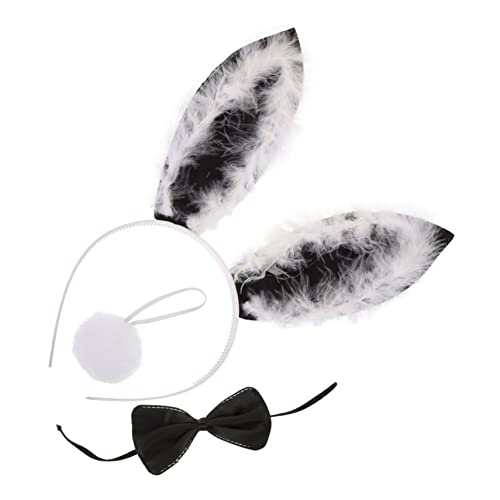 ANDRESLAD 1satz Osterrabbit Ohren Haarreif Mit Schleife Für Kostümparty Weiche Und Langlebige Bunny Ohren Haarschmuck Für Mädchen Und Frauen Für Ostern Karneval Und Feiern von ANDRESLAD