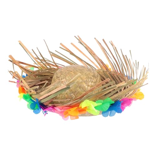 ANDRESLAD 1 Stück Hawaii-strandhut Aus Stroh Für Kostümparty Am Strand von ANDRESLAD