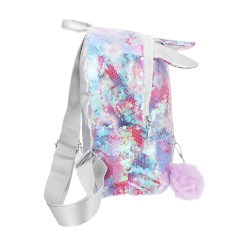 ANDRESLAD Pailletten Junge Mädchen Rucksack Aus Strapazierfähigem Pu Und Polyestermaterial Leicht Abwischbar Mit Verstellbaren Trägern Und Einhornform Für Mädchen Zum Organisieren Von Outdoo von ANDRESLAD