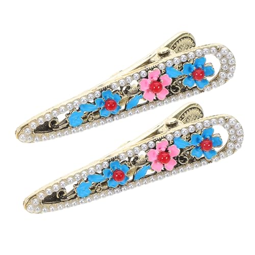 ANDRESLAD 2 Chinesische Haarnadeln Für Frauen: Vintage Kleine Haarspangen Aus Metall Mit Blumenmotiv – Traditionelle Chinesische Haarspangen Zur Verschönerung Von Frisuren von ANDRESLAD