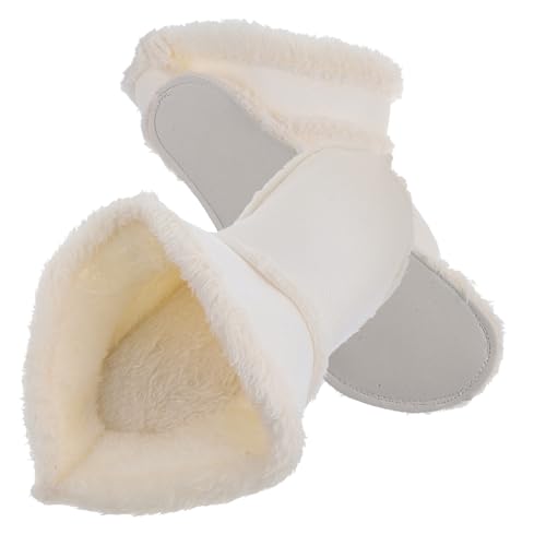 ANDRESLAD 2 Paar Winter Clog Schuhe Mit Futter Warme Hausschuhe Und Sandalen Rutschfeste Slip On Clogs Für Drinnen Und Draußen Gemütliche Freizeit Schuhe Für Damen Und Herren von ANDRESLAD