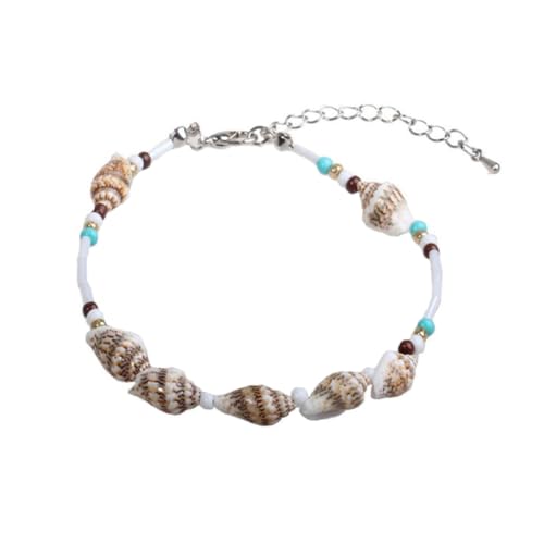 ANDRESLAD 2 Stück Chic Fußkette Knöchel Kette für Frauen Verstellbares Schmuckstück mit Feinem Design für Sommer Am Strand Langlebig und Attraktiv von ANDRESLAD