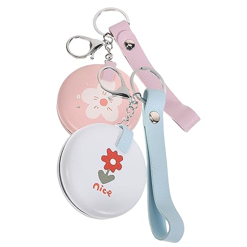 ANDRESLAD Klappspiegel Schlüsselanhänger Tragbarer Minispiegel Für Handtaschen Schlüsselanhänger von ANDRESLAD