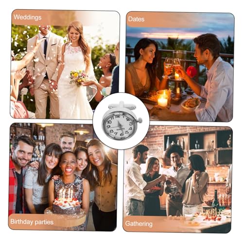 ANDRESLAD 2 Stück Mechanische Manschettenknöpfe aus Edelstahl Kreatives Design mit Zahnrad Motiv Langlebig und Elegant Hemd schmuck deko für Herren bei Hochzeit Business und Besonderen von ANDRESLAD