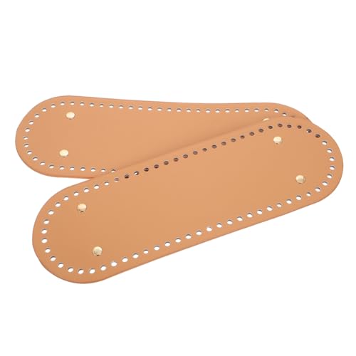 ANDRESLAD 2 Stück PU Taschenboden mit Löchern Langlebig und Leicht für DIY Häkeltaschen Schultertaschen und Tragetaschen Vielseitig Einsetzbar und Einfach zu Verarbeiten von ANDRESLAD