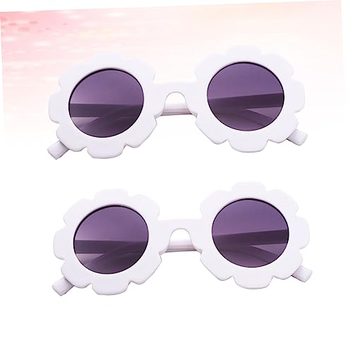 ANDRESLAD 2 Stück Sonnenbrille UV Schutz Party Sonnenbrille mit Modischem Sonnenblumen Design Weißer Rahmen Gläser Leicht und Robust für Outdoor und Kostümspaß ANDRESLAD 2 Stück Sonnenbrille UV Schutz Party Sonnenbrille mit Modischem Sonnenblumen Design Weißer Rahmen Gläser Leicht und Robust für Outdoor und Kostümspaß von ANDRESLAD