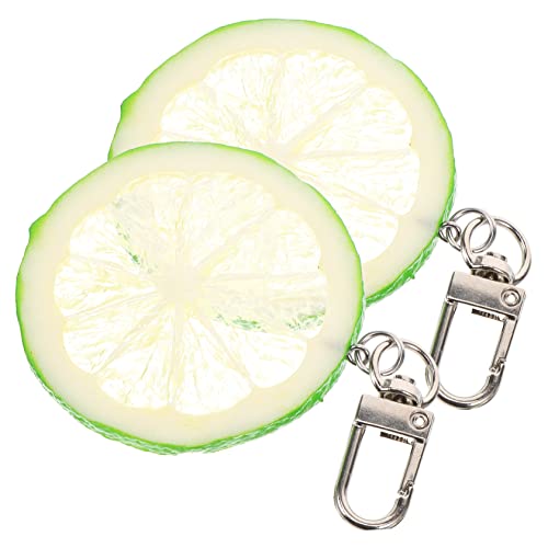 ANDRESLAD Festlicher Schlüsselanhänger Mit Zitronenscheibe Dekoratives Schlüsselanhänger-Ornament Zum Aufhängen Für Die Tasche von ANDRESLAD