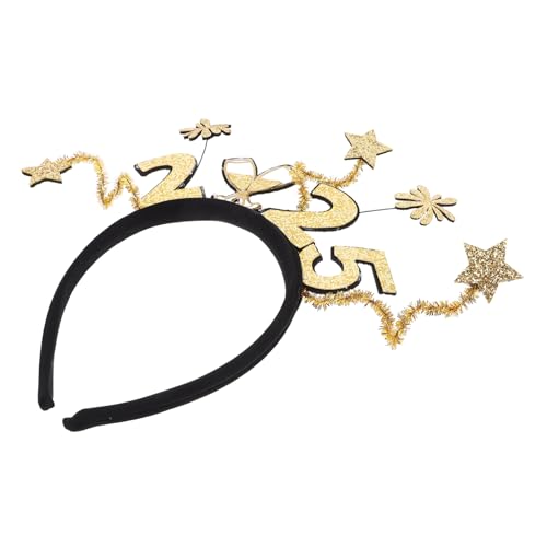 ANDRESLAD 2025nummer Stirnband Für Neujahr Party-kopfbedeckung Wiederverwendbar Nicht Leicht Zu Brechen Geeignet Für Cosplay Und Fotografie von ANDRESLAD