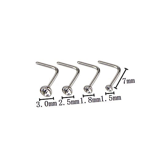 ANDRESLAD 22 Stück Teiliges Set Nasenring Nasenstecker für Damen Hochwertige Piercingschmuck und Sicher für Täglichen Gebrauch als für Freundinnen von ANDRESLAD
