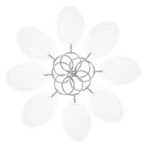 ANDRESLAD 24stücke DIY Foto Schlüsselanhänger Leere Bilderrahmen Ovaler Schlüsselring Für Kreative Fotoideen Als Für Familie Und Freunde von ANDRESLAD