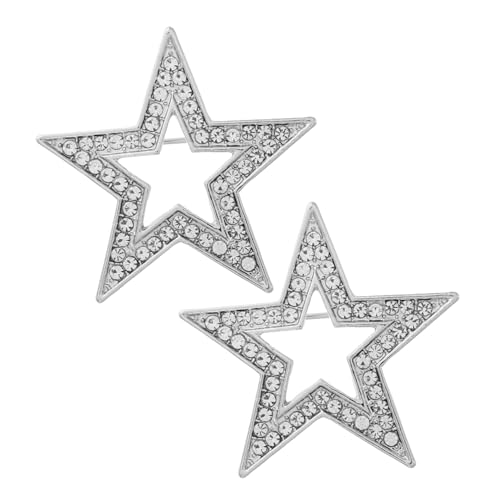 ANDRESLAD Pentagramm-brosche Anstecknadel Legierung Corsage-brosche Mode-accessoire Metall Kleidungsdekor Schlichtes Design von ANDRESLAD