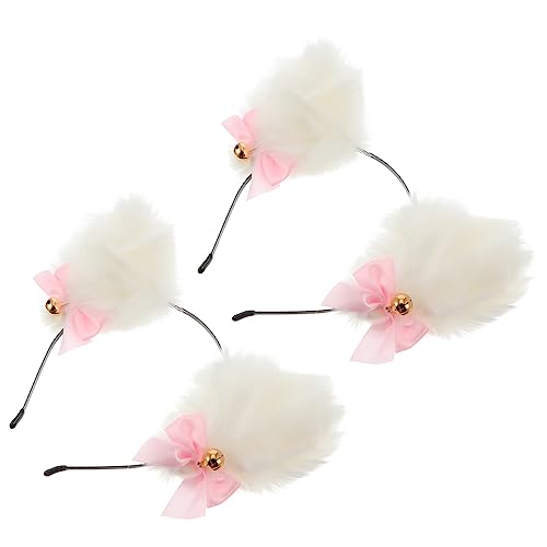 ANDRESLAD 2stücke Ohr-haarreif Plüsch Party Stirnband Festival Haaraccessoires Cosplay Kopfschmuck Haarschmuck Stirnbänder Tierohr Design von ANDRESLAD