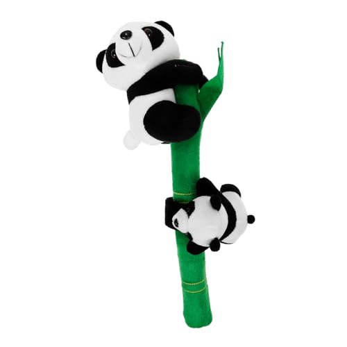 ANDRESLAD 2stücke Panda-schnapparmband Aus Plüsch Tier-ohrfeigenarmband Süßes Design Mit Praktischem Ring Für Einfaches Tragen Und Aufbewahren von ANDRESLAD