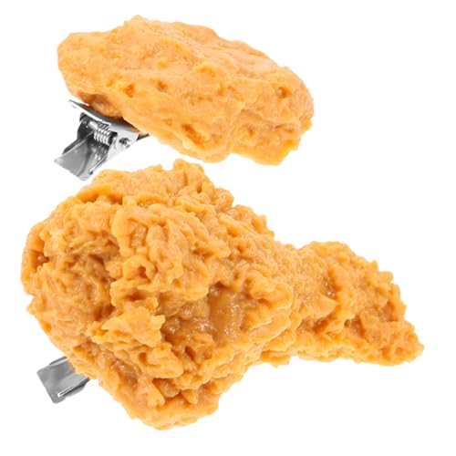 ANDRESLAD 2stücke Frauen Haarspangen Simulierte Hähnchen Haarnadeln Nette Haarschmuck Kreative Haar Accessoires von ANDRESLAD