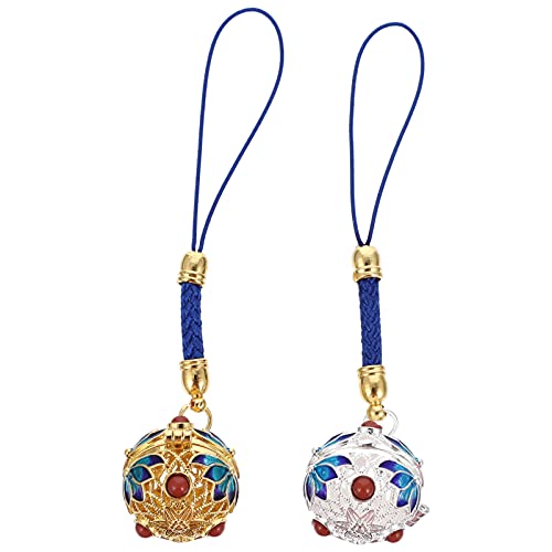 ANDRESLAD 2stücke Dekorative Schlüsselanhänger Aus Legierung Taschenanhänger Einfache Bedienung Kleine Leicht Zu Tragen von ANDRESLAD