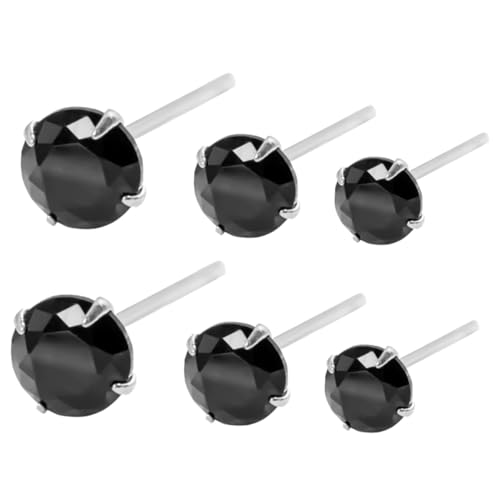 ANDRESLAD 3 Paar Zirkon Ohrstecker Ohrstecker Für Mädchen Ohrringe Schmuck Dekor Ohrstecker Mädchen Ohrringe Ohrringe Für Damen Zirkon Ohrstecker Ohrschmuck Ohrstecker Ohrschmuck von ANDRESLAD