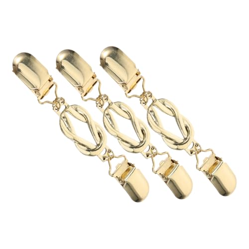 ANDRESLAD 3 Stück Vintage Pullover Clip: Cape Umhang Clip - Retro Cardigan Schalkragen Verschluss - Kleid Shirt Brosche - Schal Kleider Hemd Klammern von ANDRESLAD