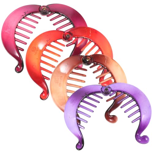 ANDRESLAD 4stücke Haarspangen Bananenspange Für Damen Haarspangen Clips Für Feines Und Langes Haar Haarklammern Styling-accessoires Haltbares Material von ANDRESLAD