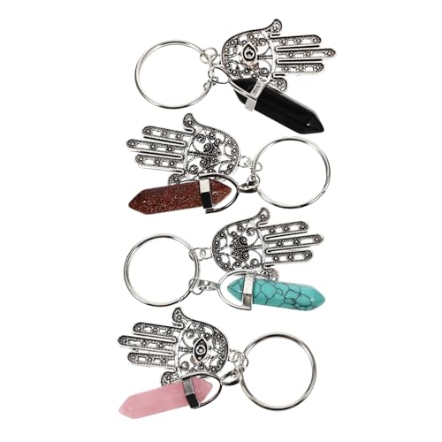 ANDRESLAD Schlüsselanhänger- Mit Hand des Bösen Blicks Kompaktes Leichtes Und Elegantes Design von ANDRESLAD