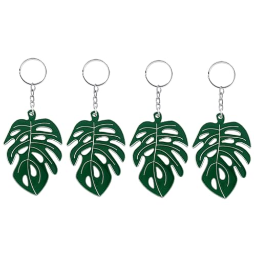 ANDRESLAD 4stücke Teiliges Schlüsselanhänger Mit Blattdesign Hängende Dekoration Für Damen Attraktive Schlüsselketten Für Taschen Und Autoschlüssel Robuste Und Kreative von ANDRESLAD