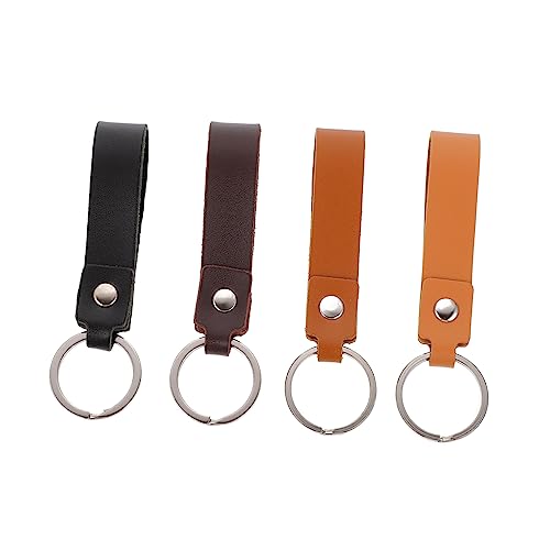 ANDRESLAD 4 Stücke Auto Schlüsselbund Keyring Bag Leder Schlüssel Kette Dekorative von ANDRESLAD