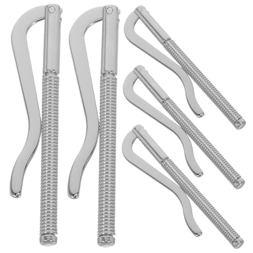 ANDRESLAD 5 Stück Geldklammer aus Federstahl Langlebiger Metallclip als Ersatz für Geldscheine Einfache Installation Werkzeug Passgenau für Bifold Brieftaschen und Kreditkartenhalter von ANDRESLAD