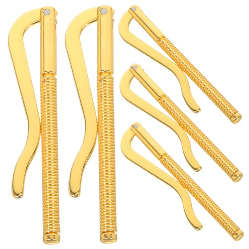 ANDRESLAD 5 Stück Teiliges Metall Geldklammern mit Federspannung Langlebige Ersatzclips für Geldscheine Kompatibel mit Bifold Geldbörsen und Kreditkartenhaltern Einfache Werkzeuglose von ANDRESLAD