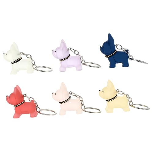 ANDRESLAD Schlüsselanhänger-Kollektion Mit Tiermotiv 6 Stück Cartoon-schlüsselanhänger Taschenanhänger Vielseitig Sicher Zufällige Farbe von ANDRESLAD