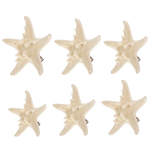 ANDRESLAD 6stücke Seestern Haarspangen -stil Damen Herren Haarnadeln Haarschmuck Accessoires Für Party Ball Treffen Freundschaft Schönheit Selbstbewusstsein von ANDRESLAD