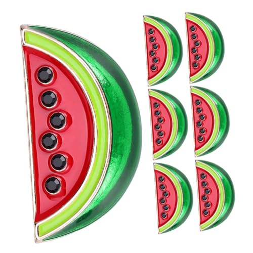 ANDRESLAD 7 Stück Kreative Wassermelonen brosche Cartoon Anstecknadeln Mode Schmuck für Frauen Mädchen Vielseitig Tragbar Leichte Sicherheitsnadeln Modisches Accessoire von ANDRESLAD