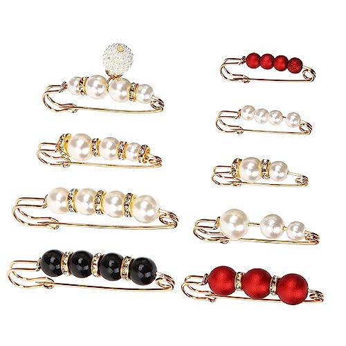 ANDRESLAD 9-teilige Strickjacken-clips Damenbrosche Für Kleidung Elegantes Modeaccessoire Einfach Zu Verwendender Taillenfixierer von ANDRESLAD