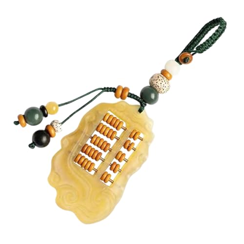 ANDRESLAD Handgefertigter Abakus-schlüsselanhänger Schlüsselanhänger Ziegenhorn-Design Dekorativer Aufhänger von ANDRESLAD