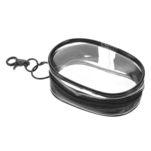 ANDRESLAD Mini-geldbörse Mit Schlüsselanhänger Durchsichtige Tasche Aus PVC Kleines Etui Mit Reißverschluss Tragbar Für Damen Reisen Und Sport von ANDRESLAD