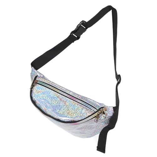 ANDRESLAD Bauchtasche Damen Verstellbar PU Sport Hüfttasche für Outdoor Laufen Freizeit Multifunktional mit Großem Stauraum und Robustem Reißverschluss Geeignet für Shopping Reisen von ANDRESLAD