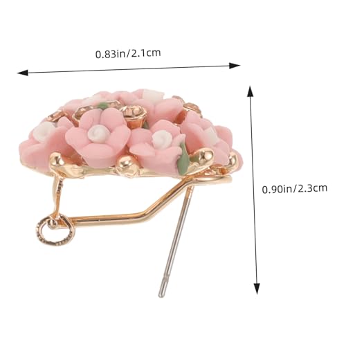 ANDRESLAD Blumenohrringe Damen Leicht und Komfortabel Hypoallergen Ohrstecker Elegant und Vielseitig für Alltag und Festliche Anlässe in Hellrosa von ANDRESLAD