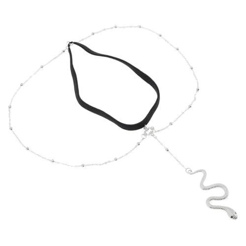 ANDRESLAD Bohemian Elastische Snake Body Thigh Chain Damen Bein Schmuck Langlebig Modisch für Party Strand Tanzkörperkette Verzierung von ANDRESLAD