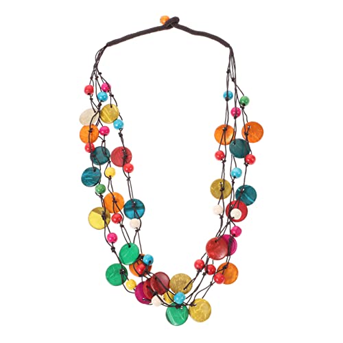 ANDRESLAD Bohemian Vintage Halskette Kokosnuss Schale für Damen Geometrisches Design für Strand Party Geburtstag und Alltagsgebrauch Einzigartiger Schmuck für Jede Gelegenheit ANDRESLAD Bohemian Vintage Halskette Kokosnuss Schale für Damen Geometrisches Design für Strand Party Geburtstag und Alltagsgebrauch Einzigartiger Schmuck für Jede Gelegenheit von ANDRESLAD