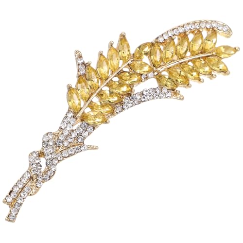 ANDRESLAD Brosche Weizenohrclip Business Anzug Pin Dekorativer Schmuck Damen Reversnadel Für Anlass von ANDRESLAD