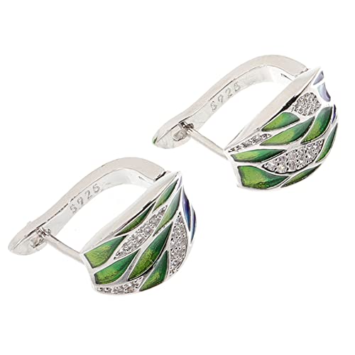 ANDRESLAD Bunte Emaille Ohrstecker Design Damen Ohrschmuck Leicht Elegant Haltbar von ANDRESLAD