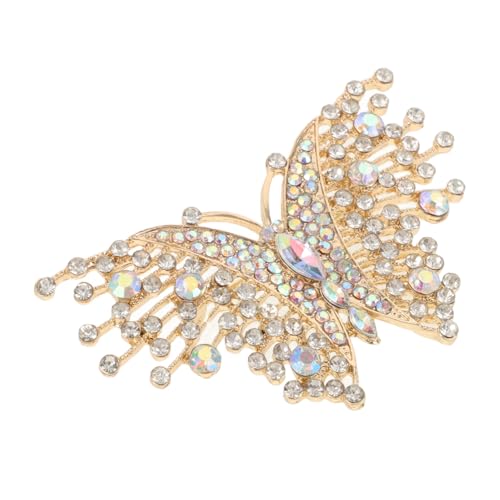 ANDRESLAD Bunte Schmetterling Brosche Damen Anstecknadel Insektenmotiv Vielseitig Tragbar Schmuck für Jacken Kleidung Schuhe Dekoration von ANDRESLAD