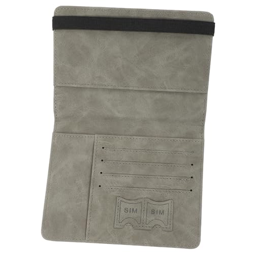 ANDRESLAD Card Protector Aus Pu Wasserdichter Reise-dokumentenhalter Mit RFID-Schutz Multifunktionale Impfpass Und Reisepass-hülle Für Damen Und Herren Praktischer Kartenorganizer Für von ANDRESLAD