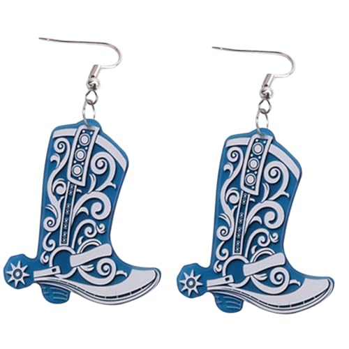 ANDRESLAD Cowgirl Western Ohrringe Damen Retro Stiefel Anhänger Modischer Schmuck Geschenkidee für Geburtstag Weihnachten Valentinstag von ANDRESLAD