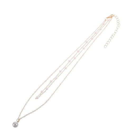 ANDRESLAD Mehrlagige Perlenkette Damen Goldene Halskette Mit Anhänger Doppellagige Perlenkette Modischer Schmuck Für Frauen Für Jeden Anlass ANDRESLAD Mehrlagige Perlenkette Damen Goldene Halskette Mit Anhänger Doppellagige Perlenkette Modischer Schmuck Für Frauen Für Jeden Anlass von ANDRESLAD