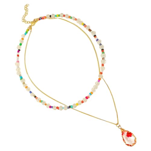 Doppelschichtige Halskette mit Perlenanhänger für Damen Kettenkette Hochwertigem Material für Verschiedene Anlässe Wie Abschlussball Doppelschichtige Halskette mit Perlenanhänger für Damen Kettenkette Hochwertigem Material für Verschiedene Anlässe Wie Abschlussball von ANDRESLAD
