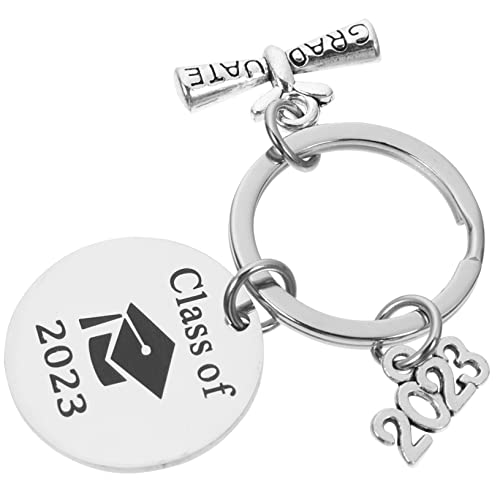ANDRESLAD Zum Schulabschluss Schlüsselanhänger Macaron-Farbe Einziehbarer Schlüsselanhänger Klasse Von 2023 von ANDRESLAD